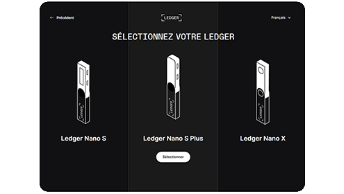 Choisir Nano S Plus - Guide pas à pas Ledger Nano S Plus