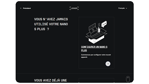 Configurez Ledger - Guide pas à pas Ledger Nano S Plus