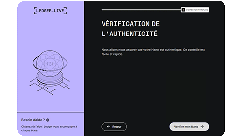 07 Vérifier authenticité - Guide Ledger Nano S Plus