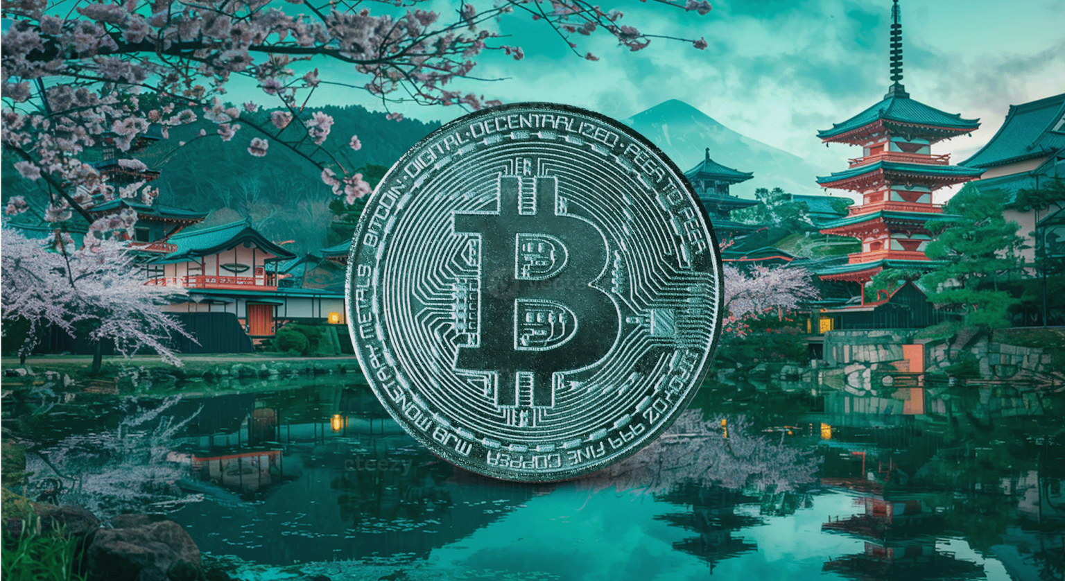 Cover un bitcoin devant le japon près à constituer une réserve