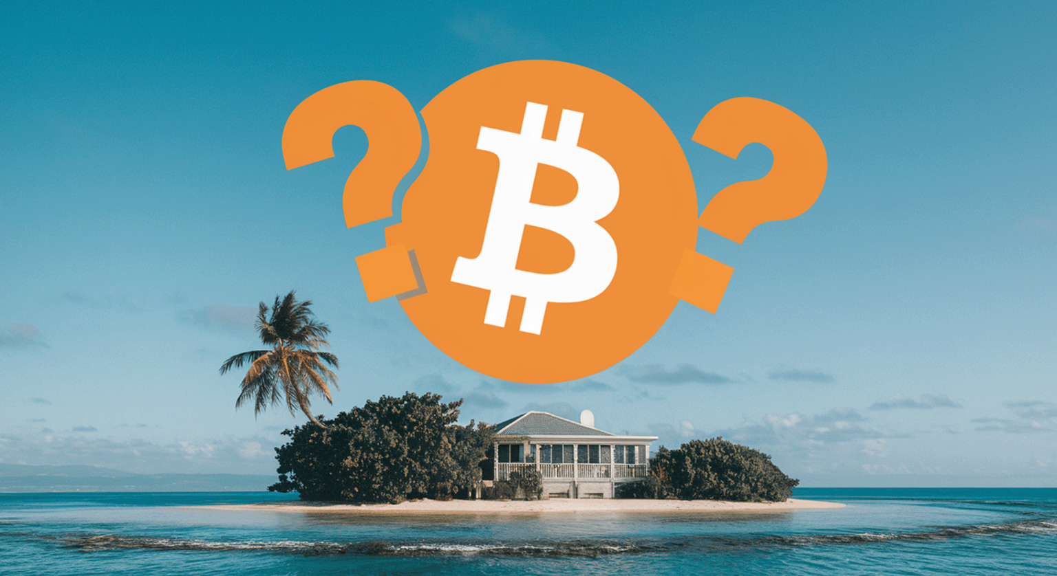 Un Bitcoin circonspect au dessus de l'île de Satoshi