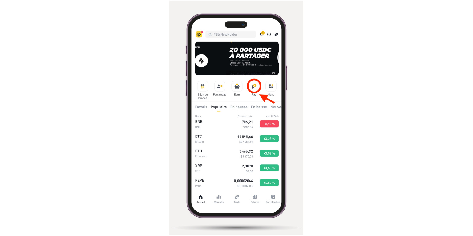 accueil binance pay