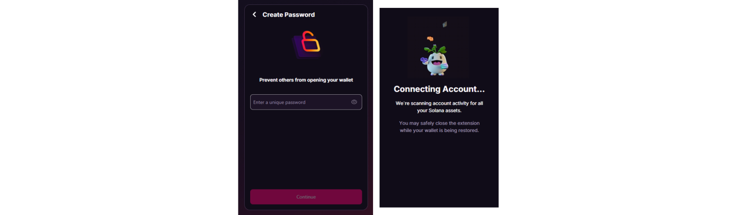 Magic Eden connecté à la plateforme