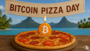Dinovox Bitcoin Pizza Day Papeete