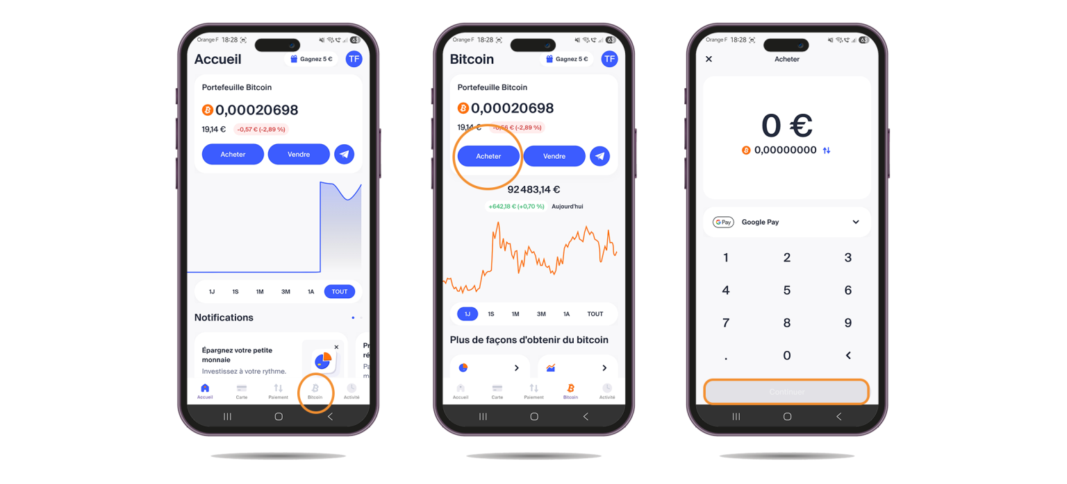 Acheter du Bitcoin sur Bitstack depuis la Polynésie Française