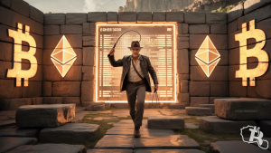 Indiana Jones explore des blocs