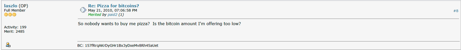 screen offre 10,000 BTC trop basse Laszlo