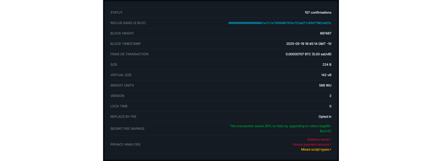 screen transaction blockstream plus tard