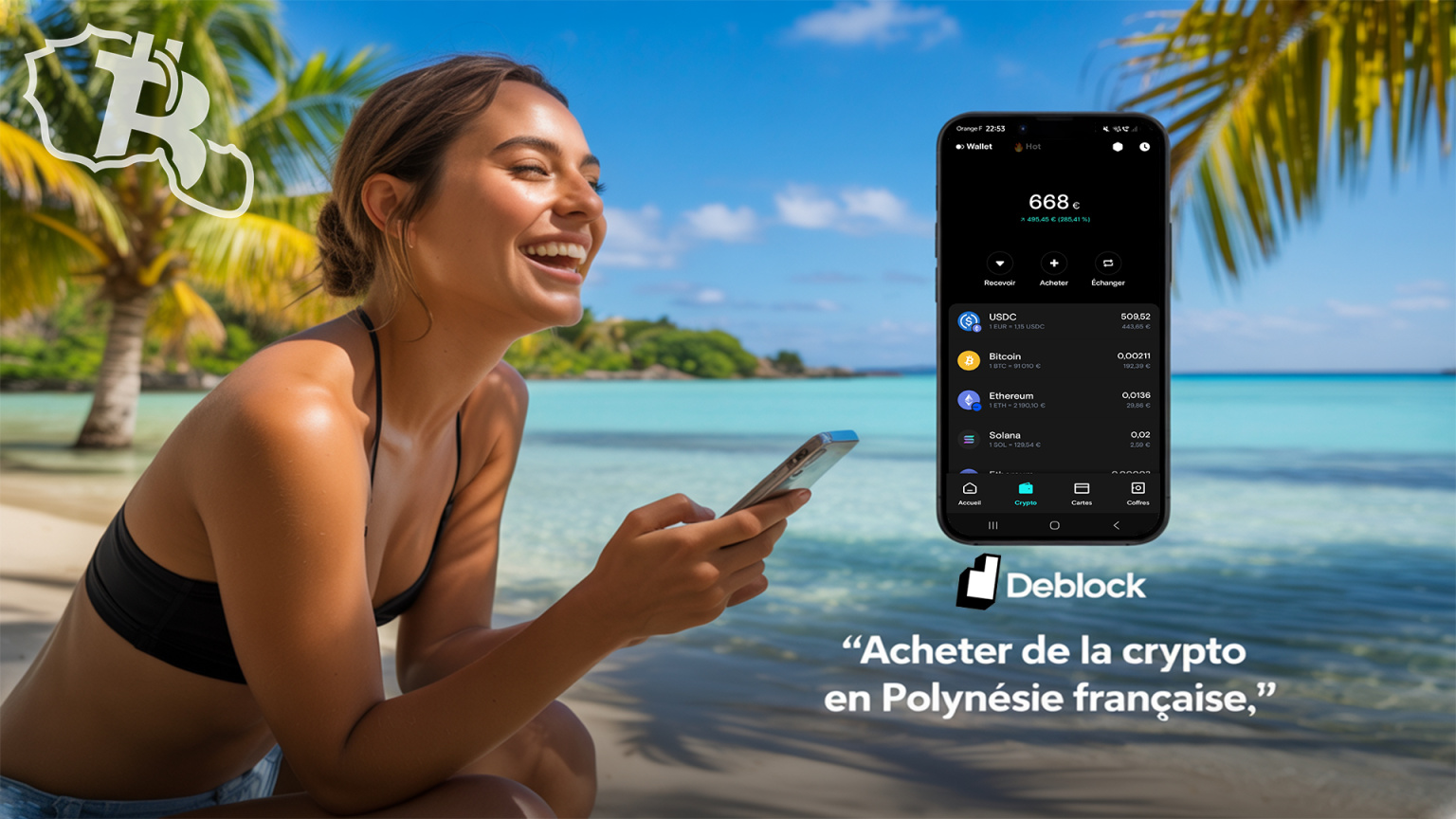 Acheter de la crypto depuis le Fenua