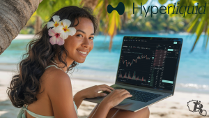 Une polynésienne utilise Hyperliquid