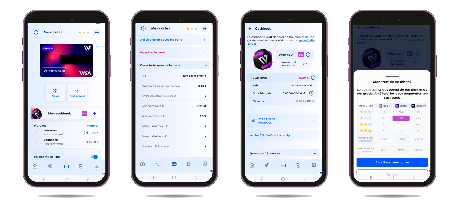 screens cashback Wigl