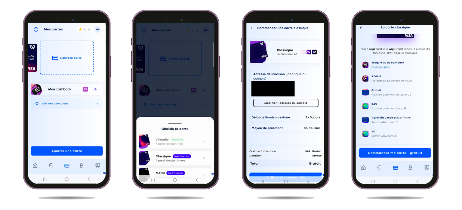 screens carte smart wigl
