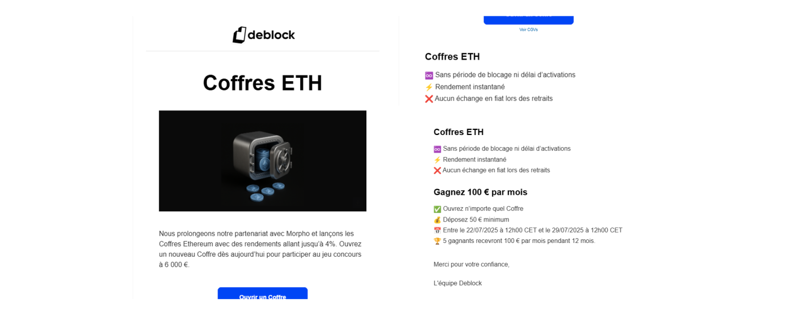 Mail officiel de Deblock