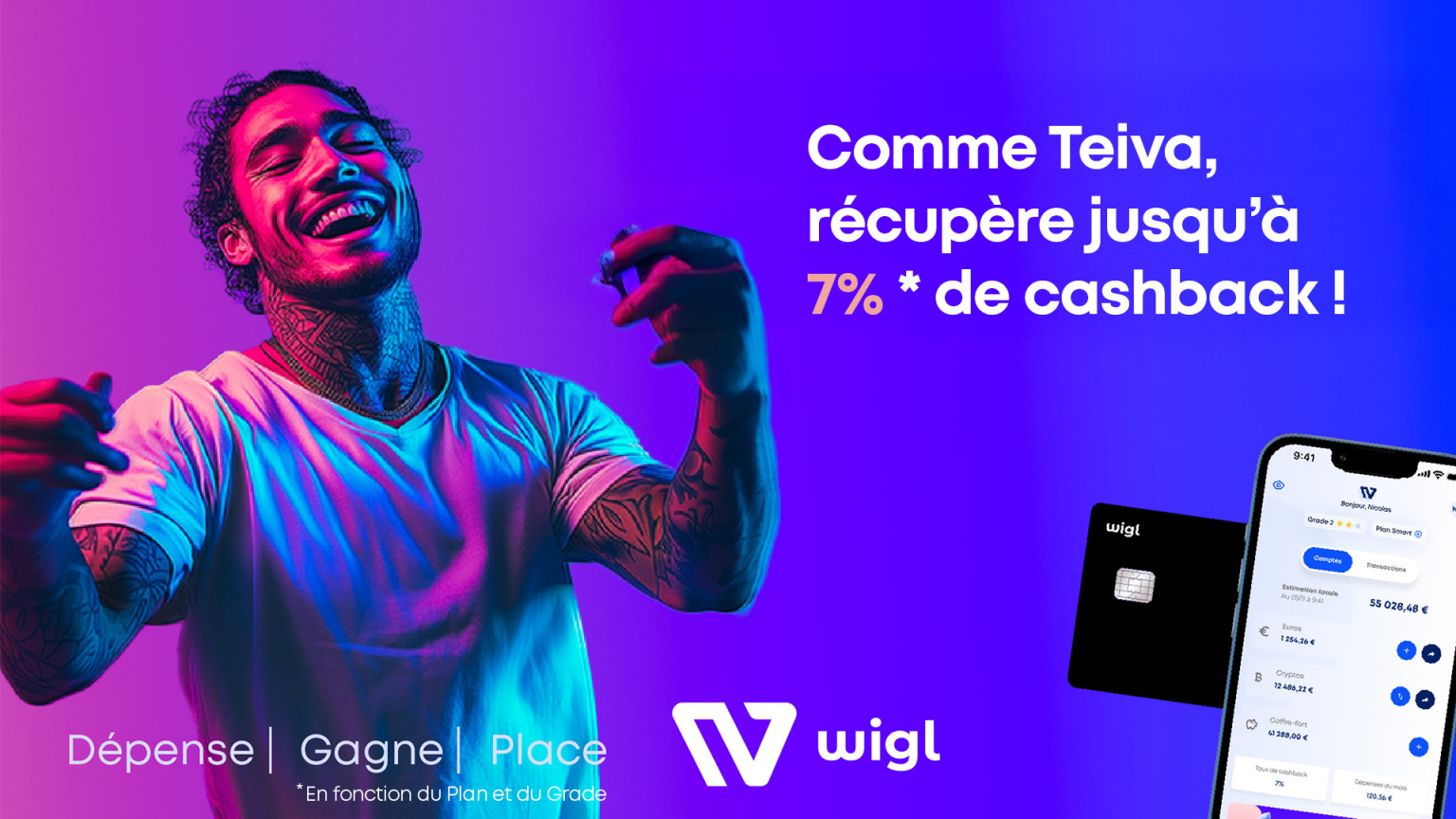 cashback de 7%