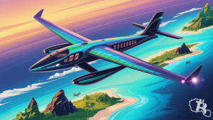 Avion entre îles Cook et pacifiue