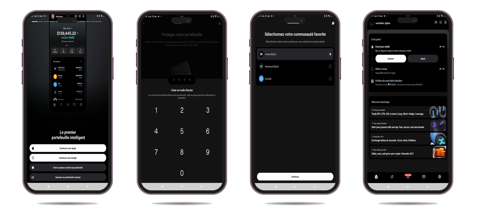 Créer son premier wallet xPortal.