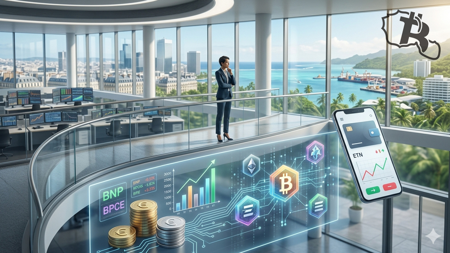 BNP Paribas offre la possibilité à ses investisseurs d'investir en crypto via son offre bourse avec 6 ETN Bitcoin et Ethereum.