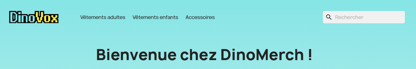 DinoVox dévoile sa boutique officielle le 1er avril ! DinoMerch est désormais en ligne !