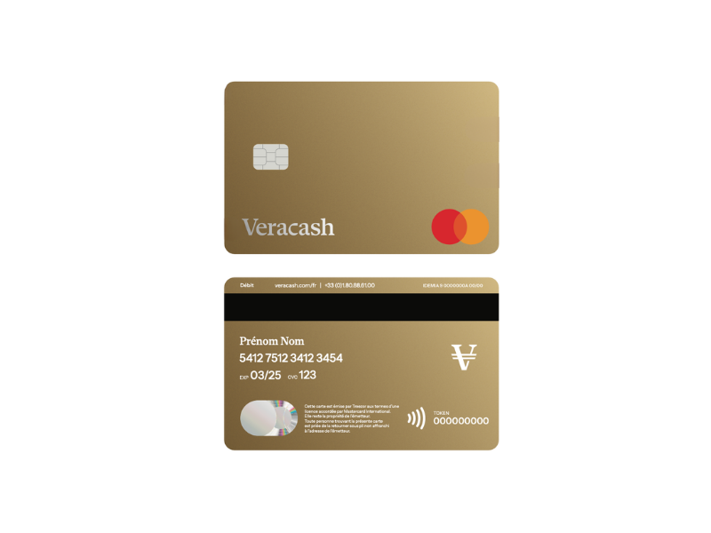 Visuel de la carte de paiement Veracash